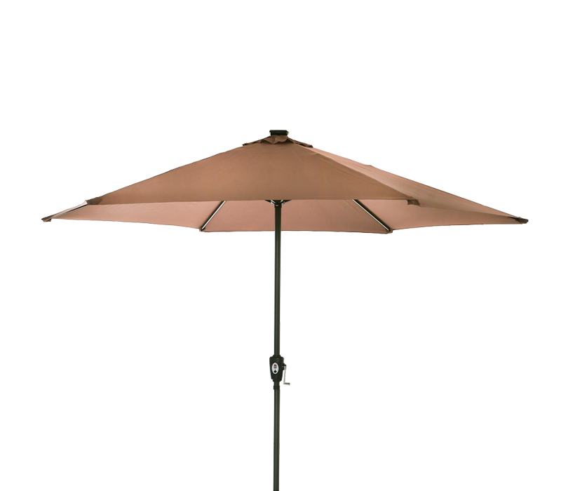 Aga Slunečník CLASSIC LED+USB 300 cm Beige