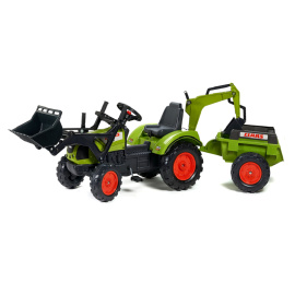 Falk Šlapací traktor CLAAS ARION 430 2070Y s vlečkou