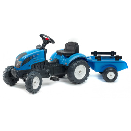 Falk Šlapací traktor LANDINI POWERMONDIAL 110 2050C + vlečka