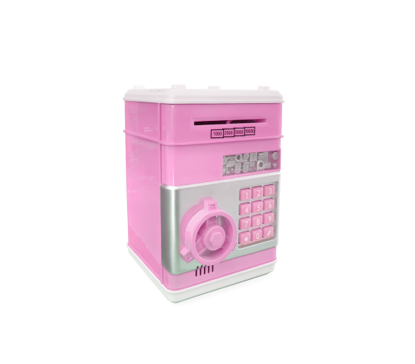 Aga Pokladnička trezor Růžová