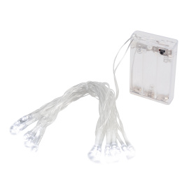 Linder Exclusiv Vánoční řetěz na baterie 30 LED Studená bílá