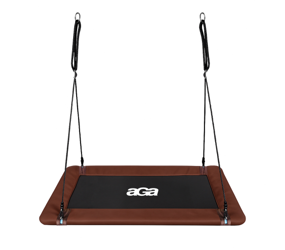 Aga Závěsný houpací obdelník 150x79 cm Hnědý