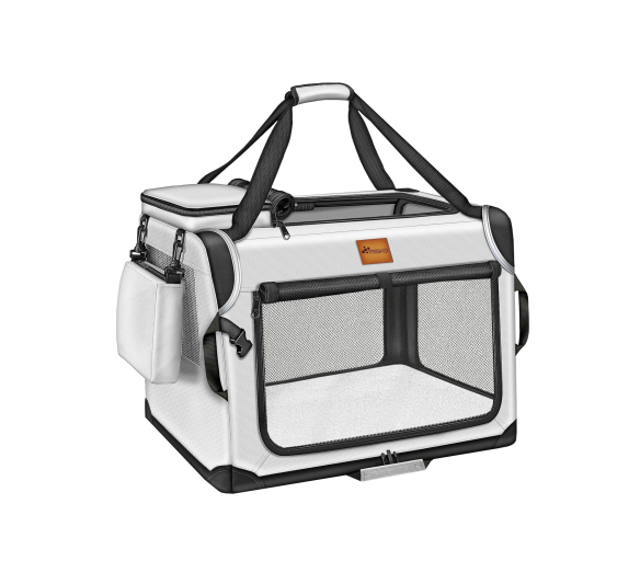 Tresko Přepravka pro psy a kočky 70x52x52 cm Světle šedá