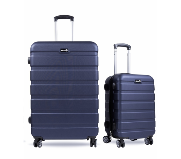 Aga Travel Sada cestovních kufrů, vel. L + S Modrá 6CZ025 - II. JAKOST