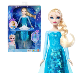 Frozen Anglicky zpívající panenka Elsa se světly JLJ07