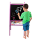 Aga4Kids Oboustranná kreslicí tabule pro děti 4v1  MPF Purple 95 cm