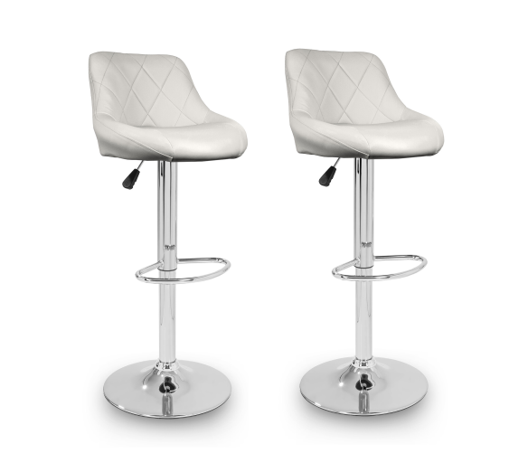 Aga 2x Barová židle Béžová 2DAZ190