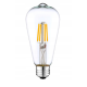 LED žárovka E27 filament ST64 10W teplá bílá