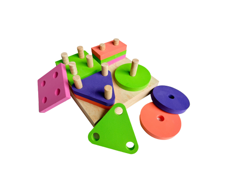 Aga4Kids Motorická hračka nasazování tvarů