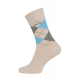 Versace 19.69 Ponožky BUSINESS 5-Pack Beige-Blue (C178)