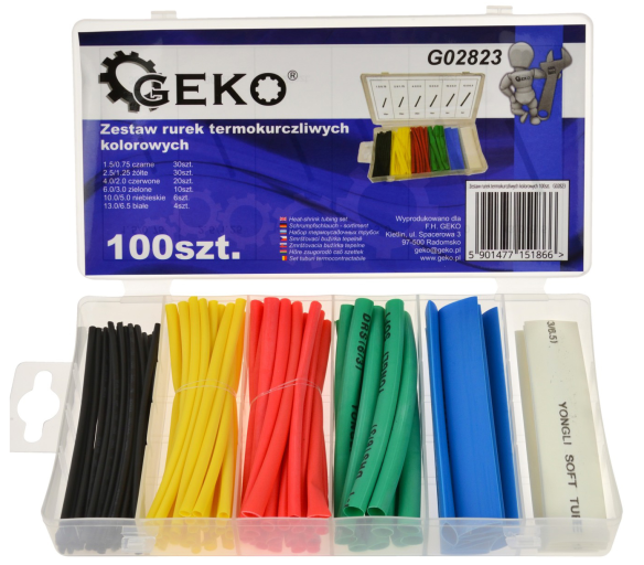 Geko Sada smršťovacích bužírek 100ks