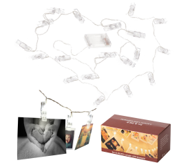 LED světla pro fotografování 1,5 m 10LED teplá bílá DAZ869