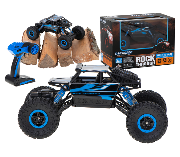 Aga RC auto Rock Crawler HB 2.4GHz 1:18 modré