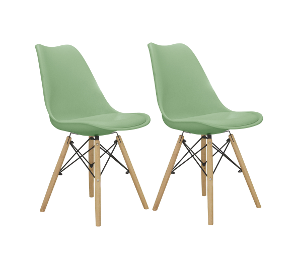 Aga 2x Jídelní židle MR2035 Zelená