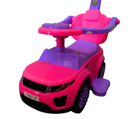 R-Sport Dětské odrážedlo Auto J4 2v1 Růžové