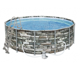 Bestway Steel Power Stone 4,27 x 1,22 m 56993 + Příslušenství