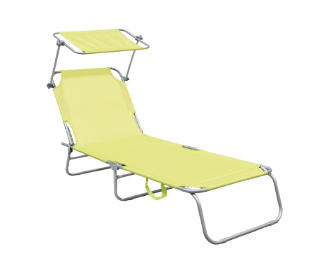 Linder Exclusiv Zahradní lehátko se stříškou Zelené