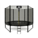 Aga SPORT PRO Trampolína 305 cm Černá + ochranná síť + žebřík