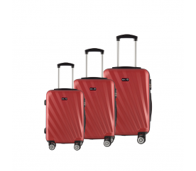Aga Travel Sada cestovních kufrů MR4653 Červená