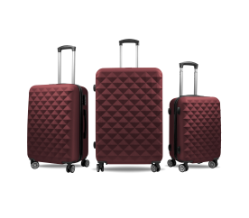 Aga Travel Sada cestovních kufrů MR4655 Růžová
