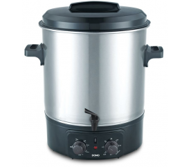 Zavařovací hrnec elektrický, nerez s kohoutem - DOMO DO323W - DOMO