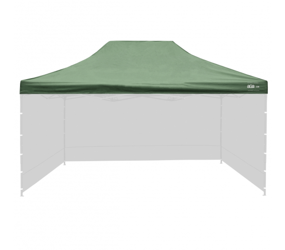 Aga Střecha k prodejnímu stánku 3x4,5m Zelená