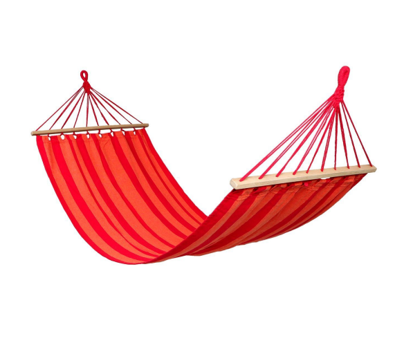 Linder Exclusiv Houpací síť 200x80 cm Červená/oranžová