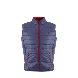 U.S. Polo ASSN. Pánská prošívaná vesta 575 Marine Red