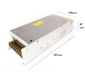 Napájecí zdroj pro LED - 66A - 800W - 12V DC - plech