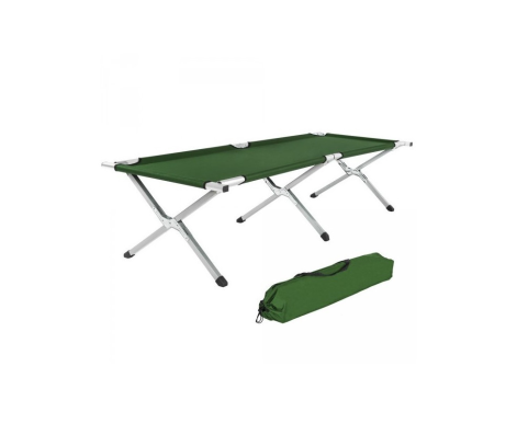 Aga Kempingové skládací lehátko Zelené