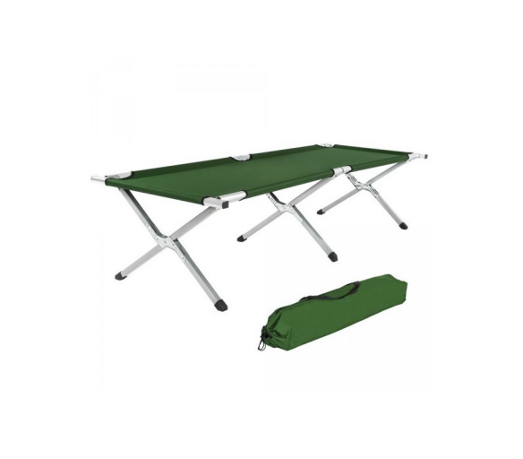 Linder Exclusiv Kempingové skládací lehátko Zelené