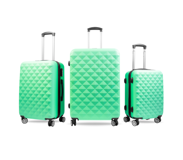 Aga Travel Sada cestovních kufrů MR4655 Tyrkysová