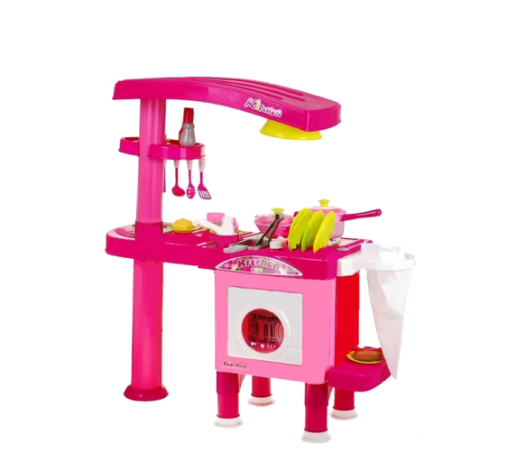 Aga4Kids Plastová kuchyňka KITCHEN Pink 6DZ071 - II. JAKOST