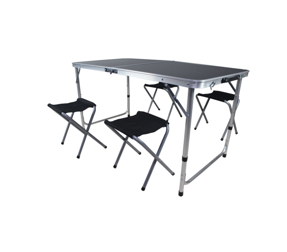 Linder Exclusiv Kempingový set Černý 6DAZ210 - II. JAKOST
