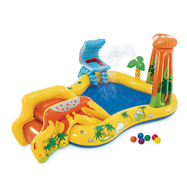 Intex Hrací centrum 249x191x109 cm Dinosaurus 57444NP