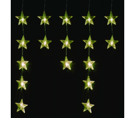 Linder Exclusiv Světelný závěs Hvězdy 40 LED Teplá bílá