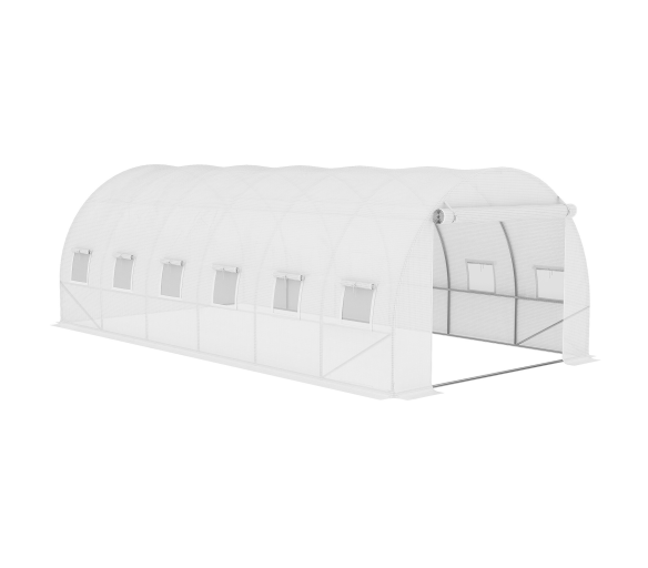 Aga Zahradní fóliovník 6x3x2 m Transparentní