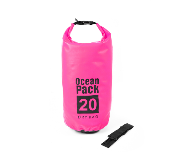 Aga Vodotěsný vak 20 l Růžový