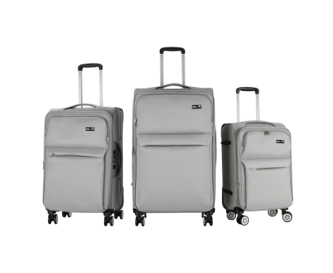 Aga Travel Sada cestovních kufrů MR4676 Světle šedá