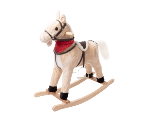 Aga4Kids Houpací koník MR1317 Světle hnědý