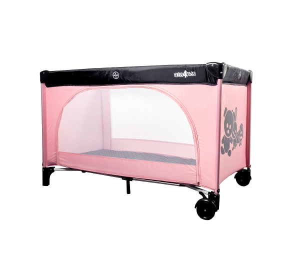 Aga4Kids Cestovní postýlka MR6675 Růžová