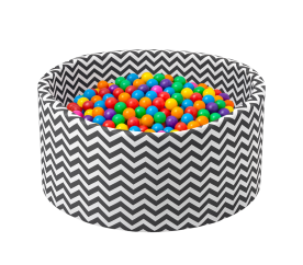 Aga Suchý bazén 90x40 cm s míčky ZigZag