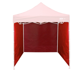 Aga Bočnice k prodejnímu stánku 3x3m Červená