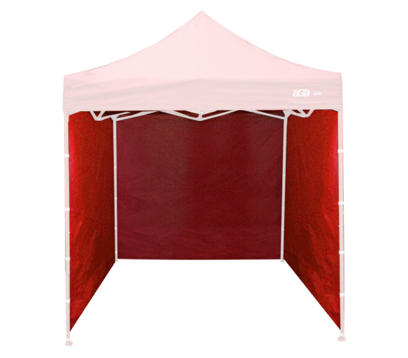 Aga Bočnice k prodejnímu stánku 3x3m Červená
