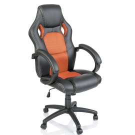 Tresko Herní židle Racing Black - Orange