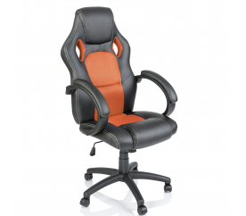 Tresko Herní židle Racing Black - Orange