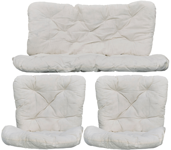 Aga Polstry ratanové sestavy BAHAMA Bílé