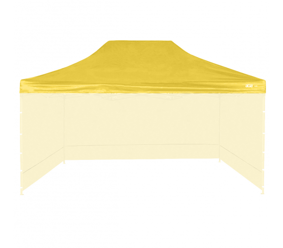 Aga Střecha k prodejnímu stánku 3x4,5m Žlutá