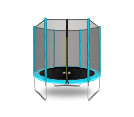 Aga SPORT TOP Trampolína 180 cm Světle modrá + ochranná síť 2TR034 - II. JAKOST