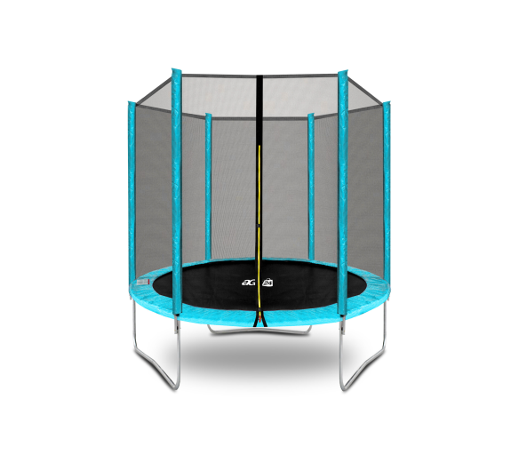 Aga SPORT TOP Trampolína 180 cm Světle modrá + ochranná síť 2TR034 - II. JAKOST
